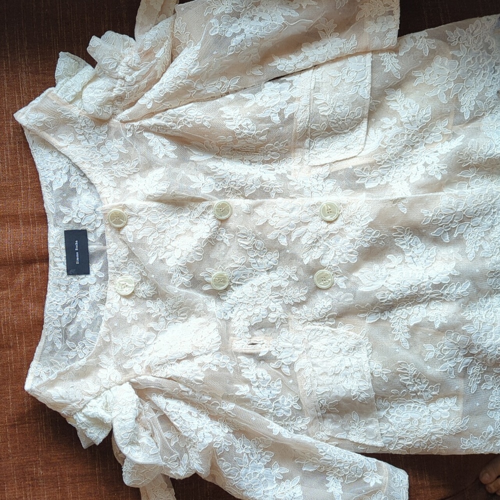 Simone Rocha corded lace jacket